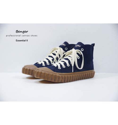 基本款II高筒帆布鞋-寶石藍