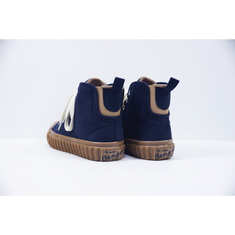 基本款II高筒帆布鞋-寶石藍