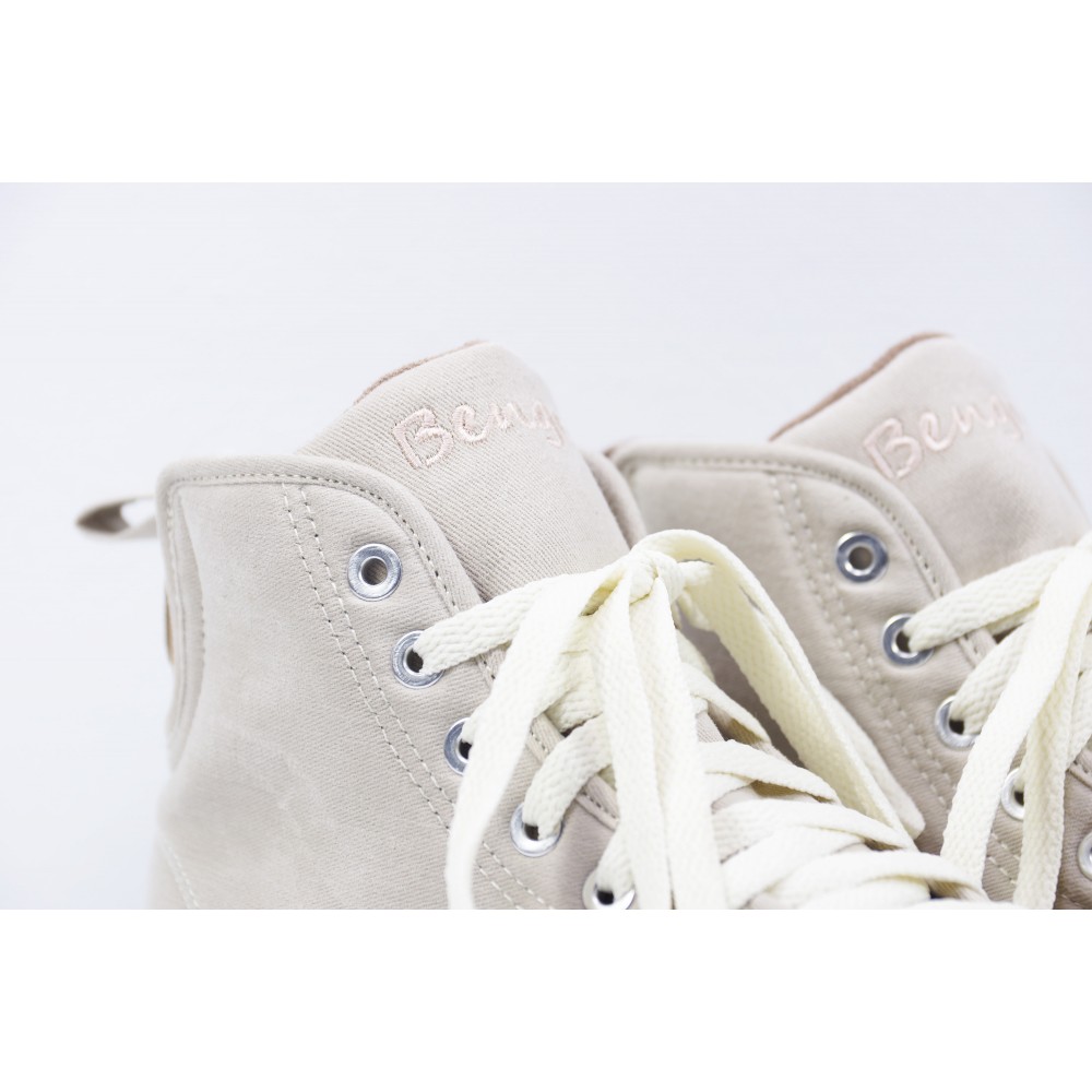 基本款II高筒帆布鞋-月牙