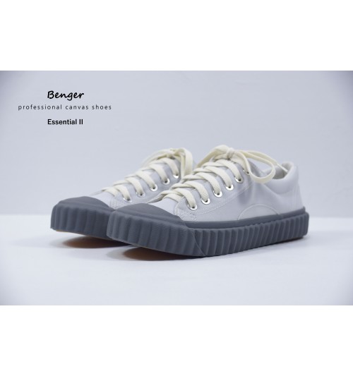 基本款帆布鞋II-淺灰藍