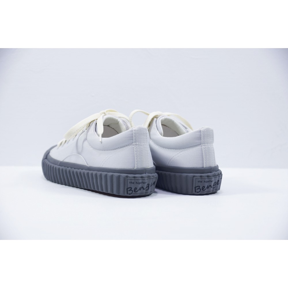 基本款帆布鞋II-淺灰藍