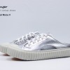 基本款穆勒帆布鞋II-銀