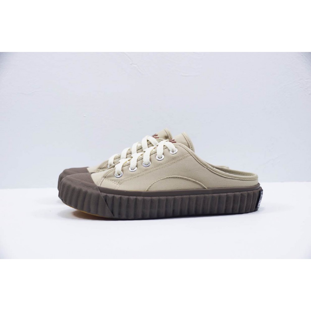 基本款穆勒帆布鞋II-奶茶