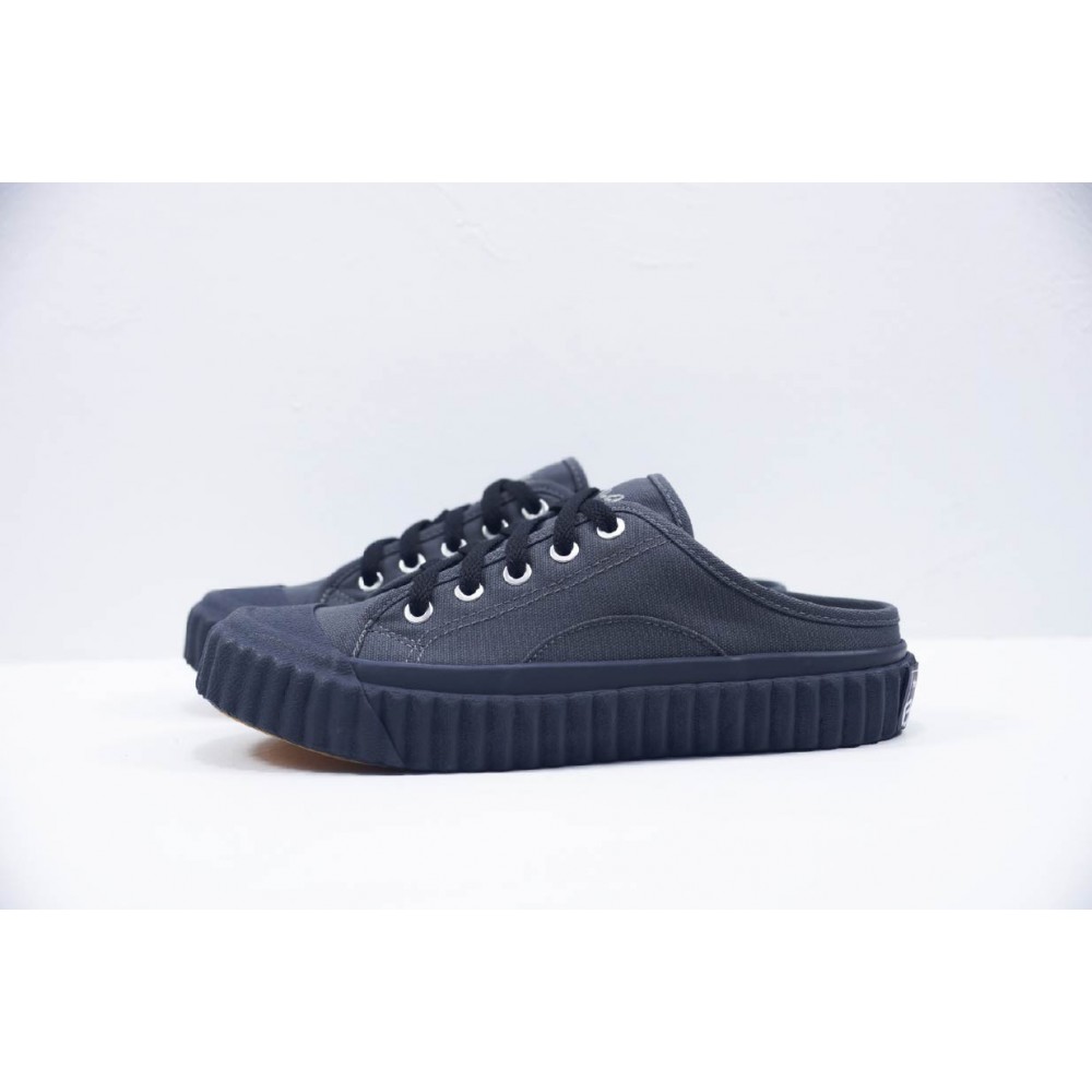 基本款穆勒帆布鞋II-墨