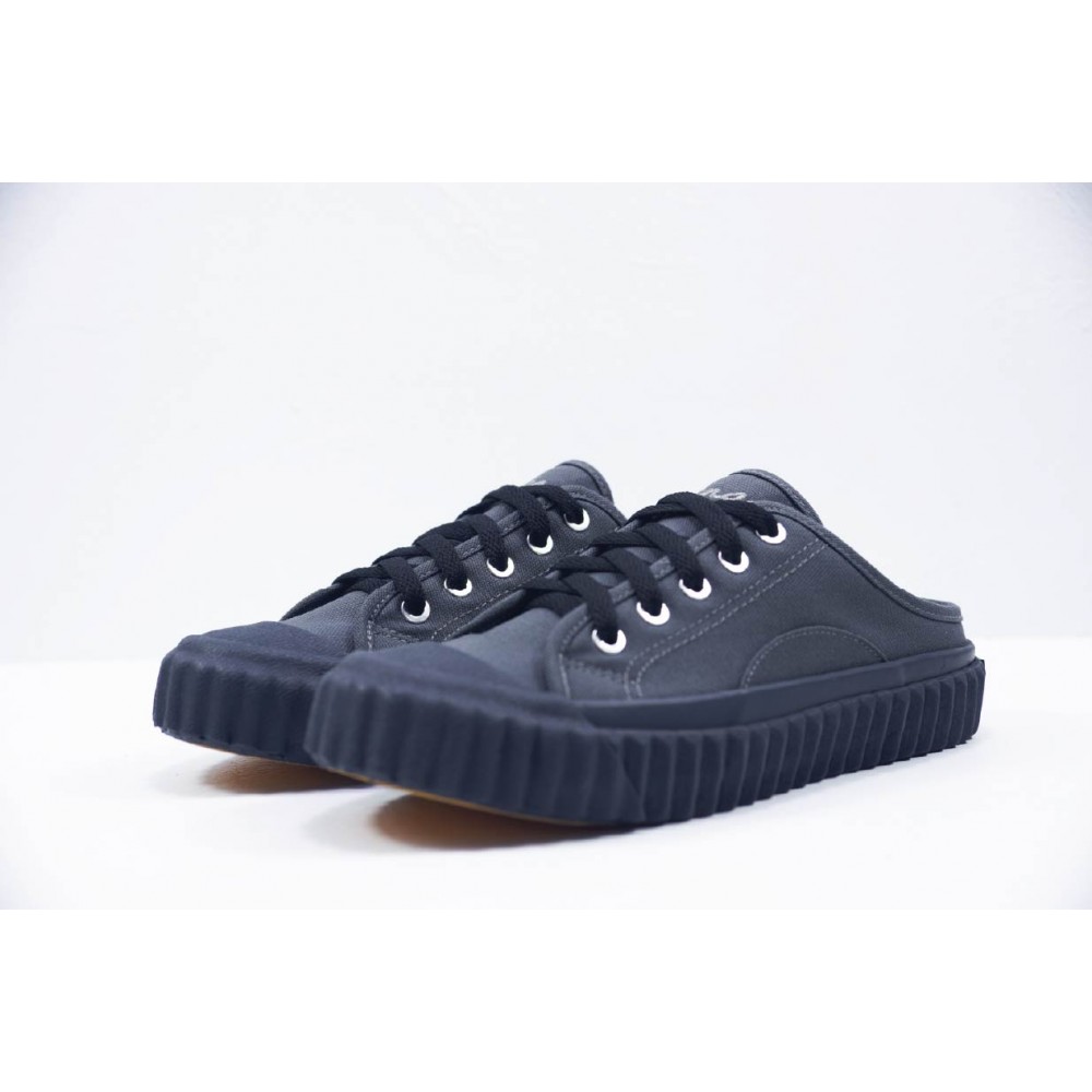 基本款穆勒帆布鞋II-墨